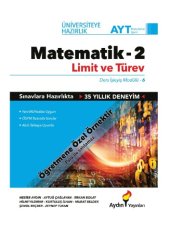 book AYT Matematik Ders İşleyiş Modülleri 6. Modül Limit ve Türev