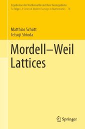 book Mordell–Weil Lattices