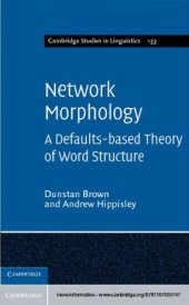 book Network Morphology: a Defaults-based Theory of Word Structure