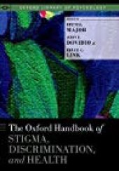 book The Oxford Handbook Of Stigma, Discrimination, And Health