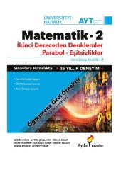 book AYT Matematik Ders İşleyiş Modülleri 2. Modül İkinci Dereceden Denklemler Parabol Eşitsizlikler