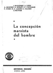 book La concepción marxista del hombre