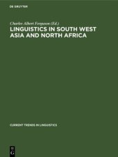 book Linguistics in South West Asia and North Africa