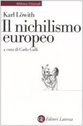 book Il nichilismo europeo