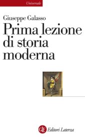 book Prima lezione di storia moderna