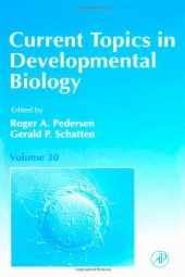 book Current Topics in Developmental Biology, Vol. 30