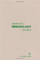 book Advances in Immunology, Vol. 61