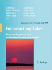 book European Large Lakes: ecosystem changes and their ecological and socioeconomic impacts (Developments in Hydrobiology)