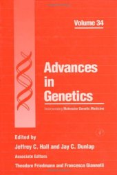 book Advances in Genetics, Vol. 34