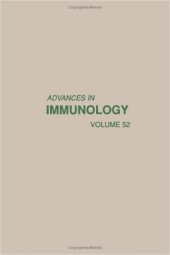 book Advances in Immunology, Vol. 52