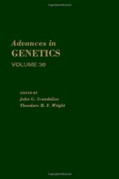 book Advances in Genetics, Vol. 30