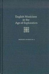 book English musicians in the age of exploration