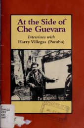 book At the Side of Che Guevara: Interviews with Harry Villegas (Pombo)