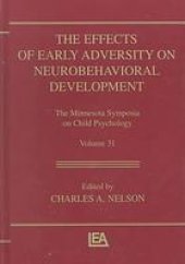 book The effects of early adversity on neurobehavioral development