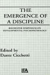 book The emergence of a discipline