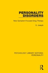 book Personality Disorders: New Symptom-Focused Drug Therapy