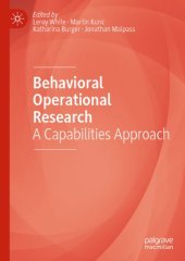 book Behavioral Operational Research: A Capabilities Approach