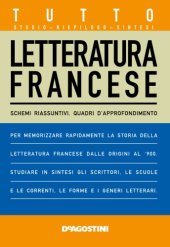 book Tutto letteratura francese. Schemi riassuntivi, quadri d'approfondimento