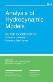 book Analysis of hydrodynamic models