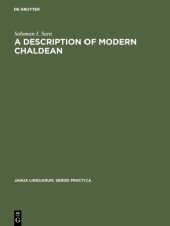 book A Description of Modern Chaldean