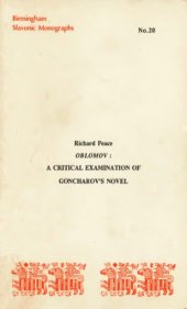 book Oblomov : a critical examination of Goncharov’s novel