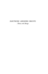 book Electronic amplifier circuits : theory and design