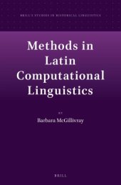 book Methods in Latin Computational Linguistics