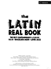 book The Latin Real Book: The Best Contemporary & Classic Salsa, Brazilian Music, Latin Jazz (C Version)