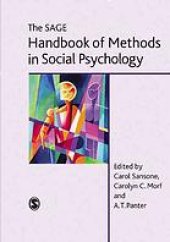 book The Sage handbook of methods in social psychology