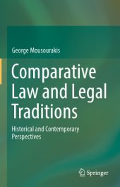 book Comparative Law And Legal Traditions: Historical And Contemporary Perspectives