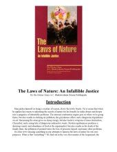 book The Laws of Nature An Infallible Justice