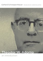 book Theodor W. Adorno: An Introduction