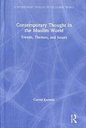 book Contemporary Thought In The Muslim World: Trends, Themes, And Issues