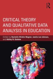 book Critical Theory And Qualitative Data Analysis In Education