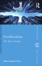 book Neoliberalism: The Key Concepts