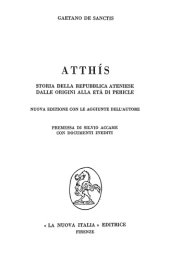 book Atthís: Storia della Repubblica ateniese dalle origini all’età di Pericle