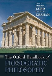 book The Oxford Handbook of Presocratic Philosophy