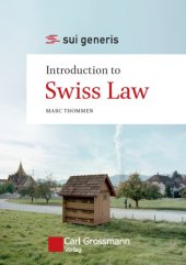 book Introduction to Swiss Law