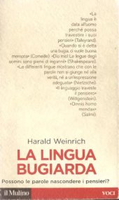 book La lingua bugiarda. Possono le parole nascondere i pensieri?