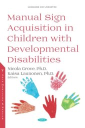 book Manual Sign Acquisition in Children with Developmental Disabilities