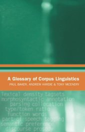 book A Glossary of Corpus Linguistics