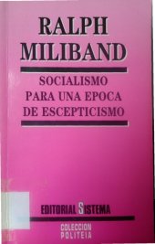 book Socialismo para una época de escepticismo