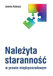 book Należyta staranność w prawie międzynarodowym