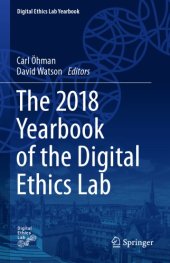 book The 2018 Yearbook Of The Digital Ethics Lab