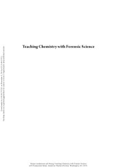 book Teaching chemistry with forensic science