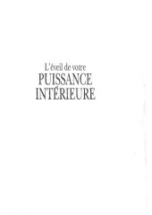 book L’Eveil de votre Puissance Interieure