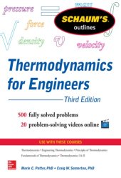 book Schaum’s Outline of Thermodynamics