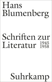 book Schriften zur Literatur 1945-1958