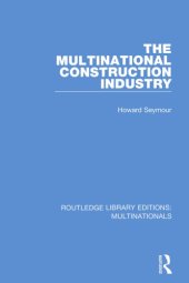 book The multinational construction industry