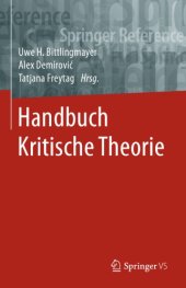 book Handbuch Kritische Theorie